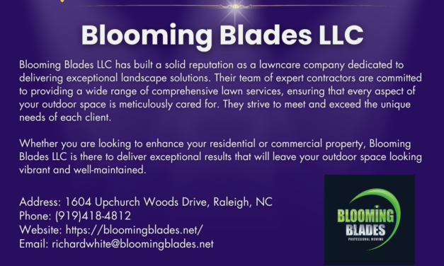 Welcome to the Chamber, Blooming Blades LLC